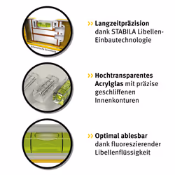 Stabila 96-2-60 Level 3 Vial 61cm / 24in 15226