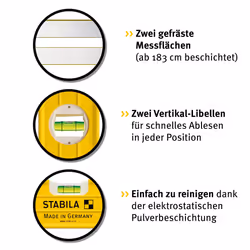 Stabila 96-2-60 Level 3 Vial 61cm / 24in 15226