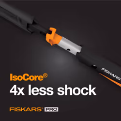 Fiskars 750230-1001 IsoCore 20 oz General Use Hammer, Carpenter Tools, Softgrip, Magnetic Nail Starter Groove, 15.5 inch,Black/Orange, US import