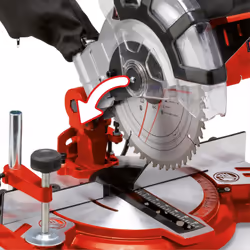 Einhell TC-MS 2112 Compound Mitre Saw - 1600W, 5000 RPM Circular Saw With Work Table, Clamp, Dust Collection, +/-45? Mitre, +/-45? Bevel - Electric
