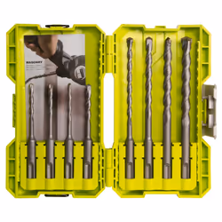 Ryobi RAK08SDS2 SDS+ Masonry Bit Set (8 Piece)