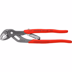 Knipex SmartGrip? Water Pump Pliers with automatic adjustment grey atramentized, with non-slip plastic coating 250 mm 85 01 250