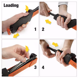 Tacwise 1262 A54 Heavy Duty Hammer Tacker with 2000 140/12mm Staples, Uses Type 140 / 6 - 12 mm Staples