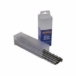 Faithfull FAISDS10210B SDS Masonry Drill Bit 10 mm x 150 mm WL x 210 mm - Bulk pack of 10