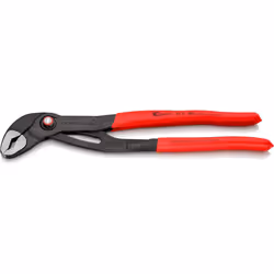 Knipex Cobra? QuickSet High-Tech Water Pump Pliers grey atramentized, with non-slip plastic coating 300 mm 87 21 300