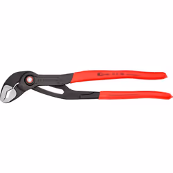 Knipex Cobra? QuickSet High-Tech Water Pump Pliers grey atramentized, with non-slip plastic coating 300 mm 87 21 300