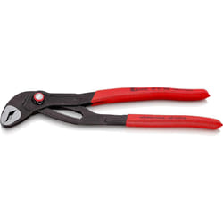 Knipex Cobra? QuickSet High-Tech Water Pump Pliers grey atramentized, with non-slip plastic coating 250 mm 87 21 250