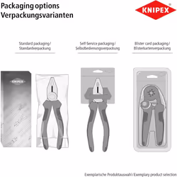 Knipex Cobra? QuickSet High-Tech Water Pump Pliers grey atramentized, with non-slip plastic coating 250 mm 87 21 250