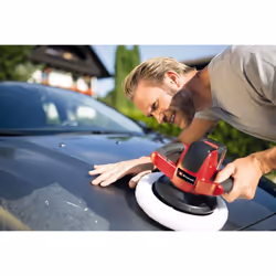 Einhell Power X-Change Cordless Car Polisher And Buffer - 18V, 2500 RPM, Battery Powered 254mm Disc Polisher - CE-CB 18/254 Li Solo Polishing Machine