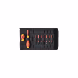 Wiha 9pc Screwdriver and bit set slimVario screwdriver Slotted Phillips Pozidriv 2831 T9 01