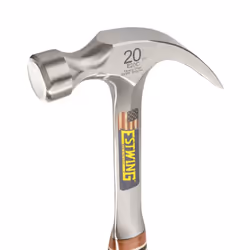 Estwing E20C Curved Claw Hammer - Leather Grip,Blue Finish,560g (20oz)