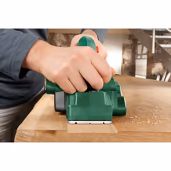 Bosch Home and Garden Electric Planer PHO 1500 (550 W, Planing width 82 mm, Weight 2.4 kg, Cutting depth 0 ? 1.5 mm, in carton packaging)