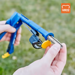 Rapid FP222 Fence Pliers for VR22 Fence Hogrings with High Capacity Magazine, Ergonomic Soft Handle, and Easy Storage Features (23468100)