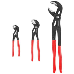 MAXPOWER Water Pump Pliers Set, 3-Piece Plumbing Pliers Set with 180mm (7"), 240mm (10") and 420mm (16") Push Button Quick Adjust Tongue and Groove