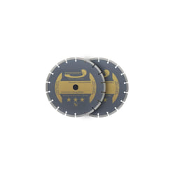 PRODIAMANT set of 2 universal diamond cutting disc 230mm 9inch x 22.2 mm concrete, stone, brick 9 inch diamond disc 7mm segment