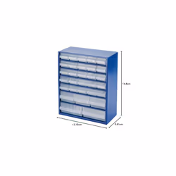 Draper 30 Compartment Storage Cabinet | Multi Drawer Garage, Shed and Home Organiser | Steel Frame Craft Storage | 89470