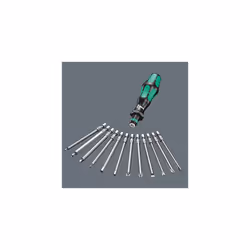 Wera Kraftform Kompakt 60 Bit-Holding screwdriver & Bit Set, PH/PZ/SL/TXBO/HEX, 17pc, 05059295001