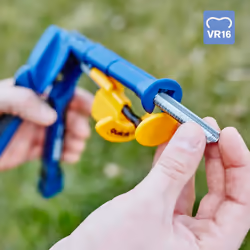 Rapid FP216 Fence Pliers for VR16 Fence Hogrings with High Capacity Magazine, Ergonomic Soft Handle, and Easy Storage Features (23467900)