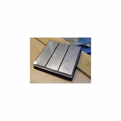 Faithfull Diamond Whetstone Sharpening Kit. 3 Stones: 400G Coarse, 600G Medium And 1000G Fine Includes Non Slip Base Unit