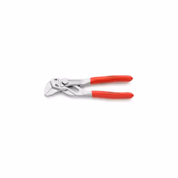 Knipex Mini pliers wrench pliers and a wrench in a single tool chrome-plated, plastic coated 125 mm 86 03 125