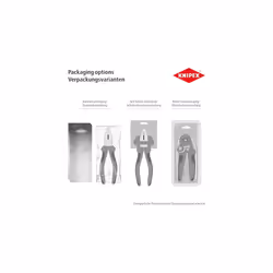 Knipex Mini pliers wrench pliers and a wrench in a single tool chrome-plated, plastic coated 125 mm 86 03 125