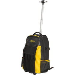STANLEY FATMAX Tool Backpack with Wheels, Extendable handle, Removable Tool Caddy, Separate Compartments For Tools, Includes Laptop/ Tablet Storage,