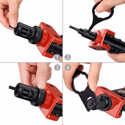 Proster Rivet Nut Tool 14" Rivet Nut Gun with 150Pcs M3 M4 M5 M6 M8 M10 Rivet Nuts 6Pcs Metric Mandrels Heavy Duty Hand RIV Nut Gun Thread Setter Kit