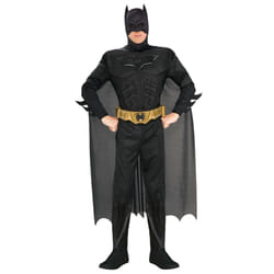 Rubie's Dark Knight Rises Costume, Mens Batman Muscle Costume Style 2, Large, CHEST 42 - 44", WAIST 34 - 36", INSEAM 33"