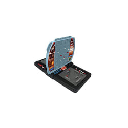 Lexibook GT2800i1 Talking Sea Battle (French, English, Spanish, Portuguese), Electronic Board Game 1 or 2 Players, Interactive, Light and Sound