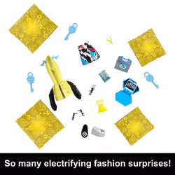 Monster High Doll and Fashion Set, Frankie Stein Doll, Skulltimate Secrets: Neon Frights, Dress-Up Locker with 19+ Surprises, HNF79