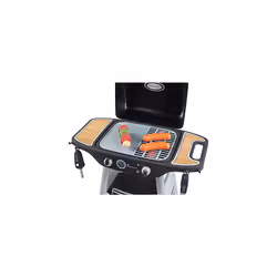 Smoby - BBQ Grill - Barbecue pour enfant - 18 accessoires - Fonctions flammes r?tractables et boutons sonores - Fabriqu? en France