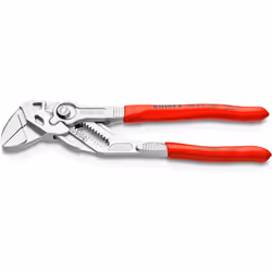 Knipex Pliers Wrench pliers and a wrench in a single tool chrome-plated, plastic coated 180 mm 86 03 180