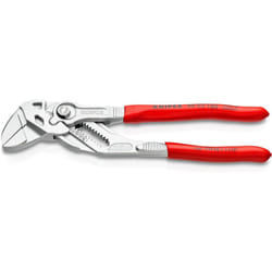 Knipex Pliers Wrench pliers and a wrench in a single tool chrome-plated, plastic coated 180 mm 86 03 180