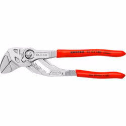 Knipex Pliers Wrench pliers and a wrench in a single tool chrome-plated, plastic coated 180 mm 86 03 180
