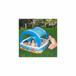 Bestway Inflatable Paddling Pool | Kids, Toddler Outdoor Garden Paddling Pool with Shade, Canopy Baby Pool, Ages 2+