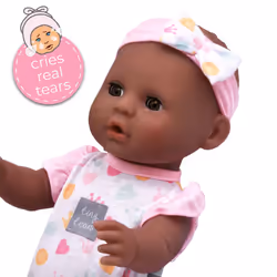 John Adams | Tiny Tears - Baby Classic - 38cm crying and wetting doll: One of the UK's best loved doll brands! | Nurturing Dolls | Ages 18m+