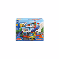 VTech Toot-Toot Drivers Fix & Fuel Garage, Car Tracks for Kids with Lights and Sounds, Musical Toy, Suitable for Boys & Girls 12 Months, 2, 3, 4 +