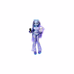 Monster High Doll, Abbey Bominable Yeti Fashion Doll with Pet Mammoth and Themed Accessories, HNF64