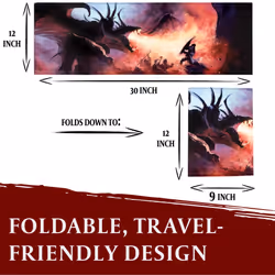 DND DM Screen 5e - D&D Dungeon Master Screen Full Color Print with Customizable Inserts - Dungeons and Dragons GM/Game Master Accessories Gift for Man