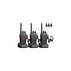 Walkie Talkies Long Range Rechargeable Walkie Talkie Set Portable Handheld 16Channels Two Way Radio with Earpiece,Build in LED Light for Adults