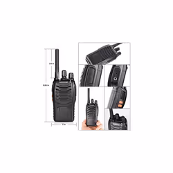 Walkie Talkies Long Range Rechargeable Walkie Talkie Set Portable Handheld 16Channels Two Way Radio with Earpiece,Build in LED Light for Adults