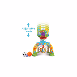 VTech 3-in-1 Sports Centre, Baby Interactive Toy with Colours and Sounds, Learning with Role-Play, Suitable for Baby Boys & Girls from 12 to 36 Months