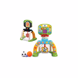 VTech 3-in-1 Sports Centre, Baby Interactive Toy with Colours and Sounds, Learning with Role-Play, Suitable for Baby Boys & Girls from 12 to 36 Months