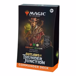 Magic: The Gathering Outlaws of Thunder Junction Commander Deck - Desert Bloom (100-Card Deck, 2-Card Collector Booster Sampl ...