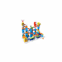 VTech Marble Rush Launch Pad, Construction Toys for Kids with 10 Marbles and 75 Building Pieces, Electronic Track Set for Boy ...