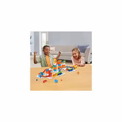 VTech Marble Rush Launch Pad, Construction Toys for Kids with 10 Marbles and 75 Building Pieces, Electronic Track Set for Boys & Girls, Colour-Coded