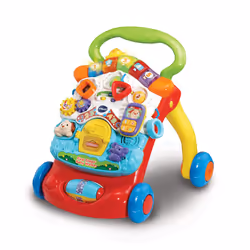 VTech First Steps Baby Walker | Push Along Walker Baby Toy with Shapes, Sounds, Music, Phrases, Pretend Play and More | Suita ...