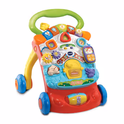 VTech First Steps Baby Walker | Push Along Walker Baby Toy with Shapes, Sounds, Music, Phrases, Pretend Play and More | Suitable for Babies from 6 -