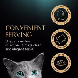 Sheba Fine Flakes Poultry Collection in Jelly 40 Pouches, Adult Wet Cat Food, Megapack , 85 g (Pack of 40)