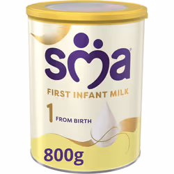 SMA First Infant Baby Milk Powder Formula , from birth , 800 g (Pack of 1)